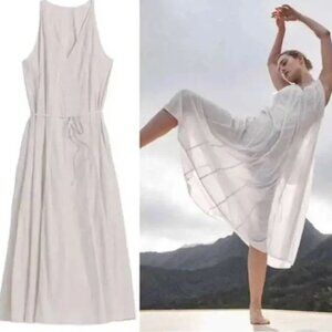Athleta Canopy Parachute Dress Ivory  Size M New‎